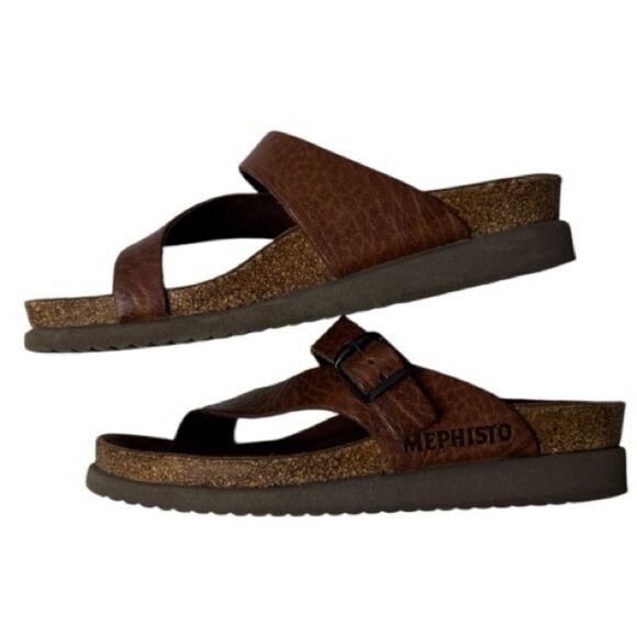 Mephisto Helen Sandals In Desert Buffalo. Size 35 (5). - Picture 2 of 10